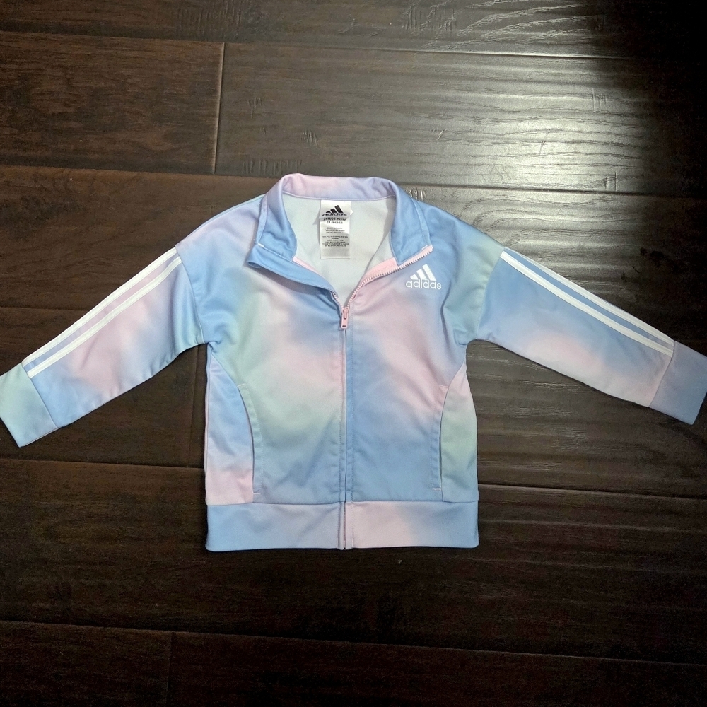 Adidas Toddler Pastel Tie-Dye Track Jacket